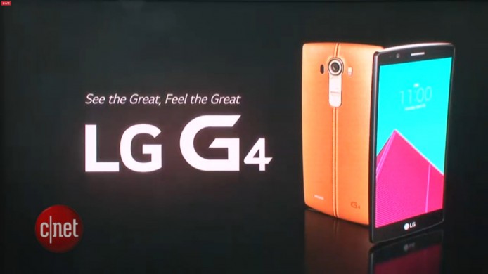 LG 正式宣佈推出皮革機背 G4