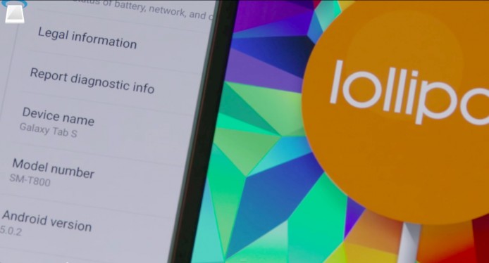 LTE 冇份？Samsung Galaxy Tab S 8.4 將獲 Android 5.0 更新