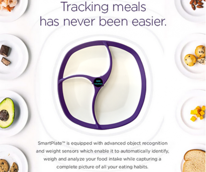 SmartPlate 智能碟自動計算食物營養熱量