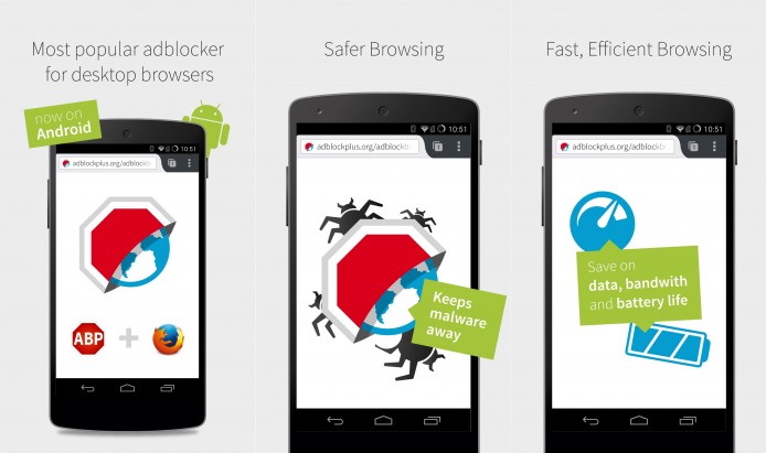 隔絕網站廣告 Adblock Plus 瀏覽器登陸 Android