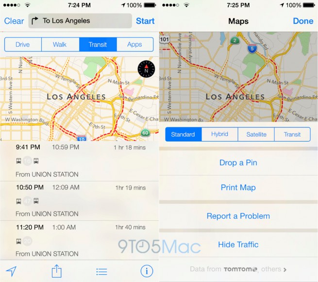 iOS 9 地圖將加入交通工具路線？