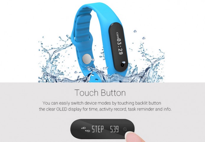 參考 Mi Band 設計   Zeaplus 智能手帶添加觸控功能