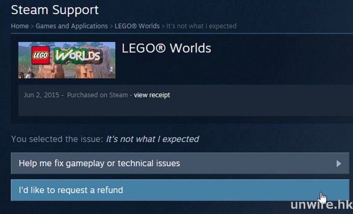 試用 Steam 退款機制，遊戲玩 2 小時不滿意都可退錢