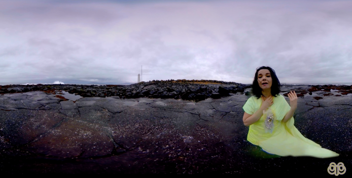 Bjork 新 MV ，讓 Fans 在 Youtube 上太玩 360度 VR (免眼鏡)