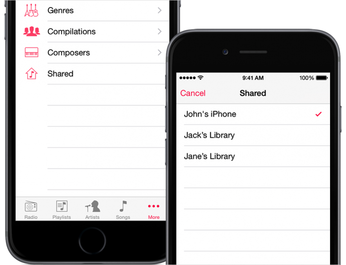 iOS 9 Apple Music 將重新加入家庭共享