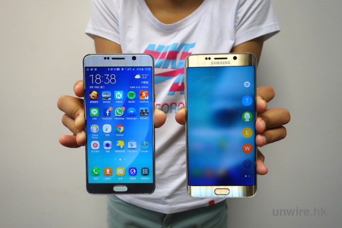 Samsung Galaxy Note 5 + S6 edge+ 評測 （熒幕、鏡頭、效能篇）