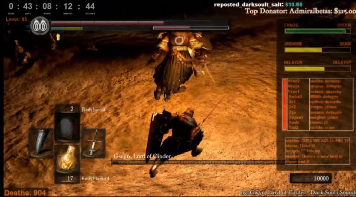 歷時 43 日，萬人齊玩 Twitch Plays Dark Souls 竟然爆到機