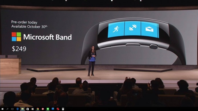 Microsoft Band 全面革新 249 美元月底推出