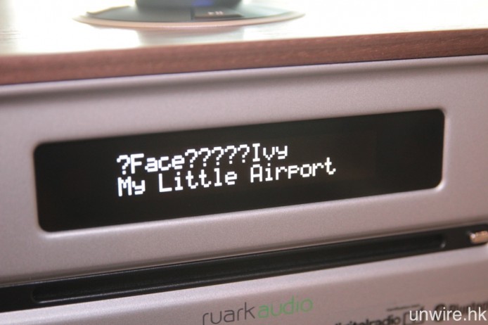 不過若果歌名是中文的話,就會亂碼了。