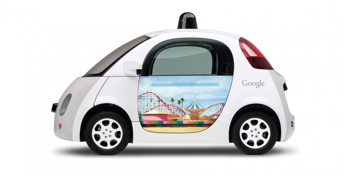 車身玩 Doodles 拉花   Google Car 自動車外形更搶