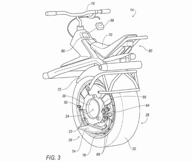 Ford 新專利後輪變電單車