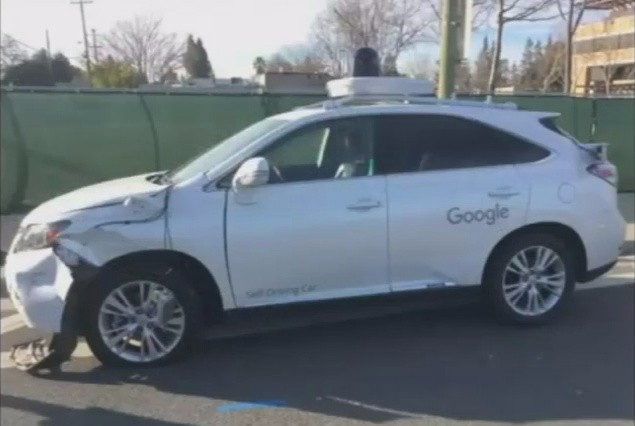 有片睇！Google 自動車首宗碰撞事故