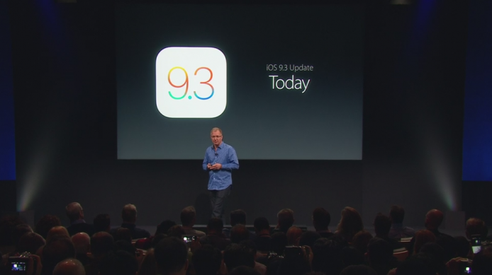 期待已久! iOS 9.3 更新即日發佈