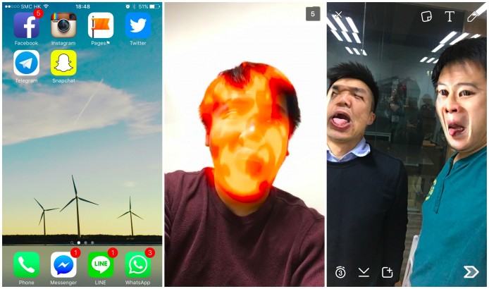 港女科技一週：學玩 Snapchat 扮後生