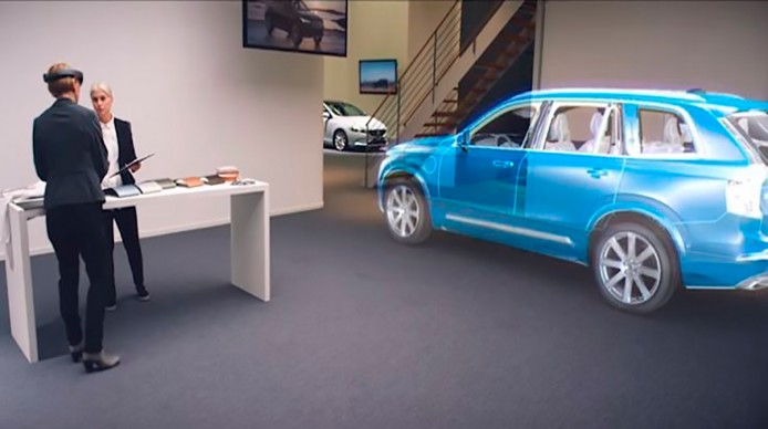 微軟、Volvo 合作  用 HoloLens 銷售無人駕駛車