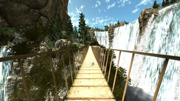 9. VR waterfall