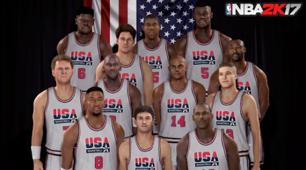 柏賓及巴克利實名登場！《NBA 2K17》將加入 1992 年美國「夢之隊」