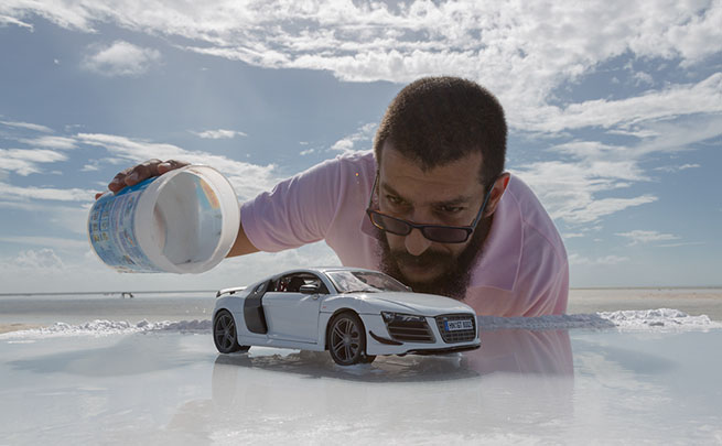 角度的重要性！攝影師示範如何用模型 Audi R8 拍出名車廣告效果