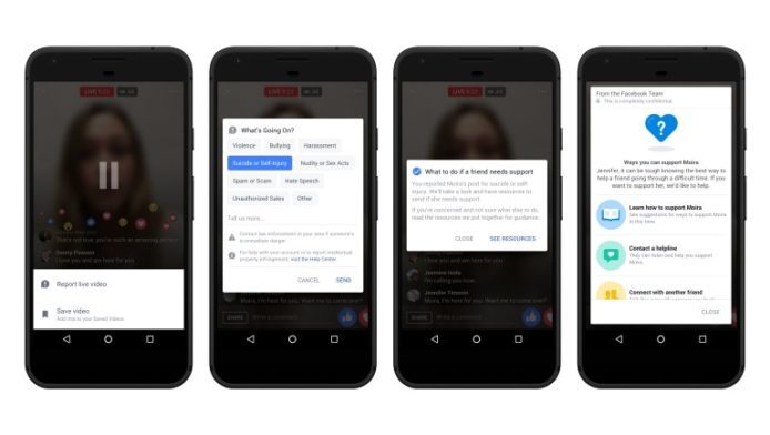 FB Live、Messenger 新增防範自殺工具