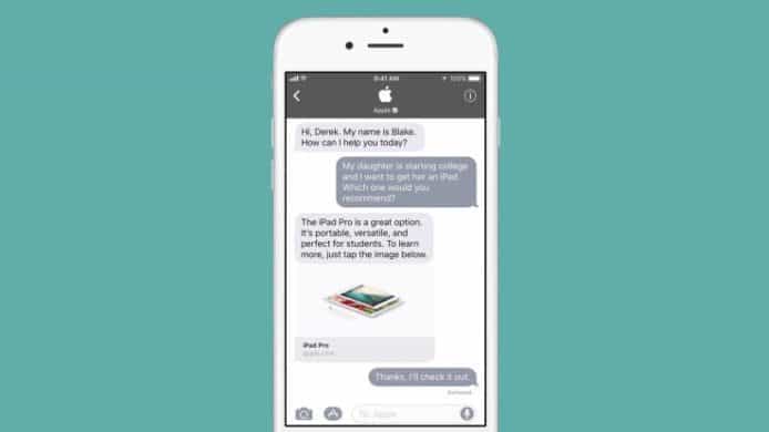 打入商業市場  iMessage 新增 Business Chat 客服功能