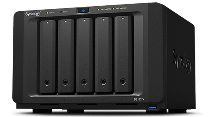 滿足高效能高儲存需求：Synology DiskStation DS1517+ 支援 M.2 SATA SSD、優化加密功能