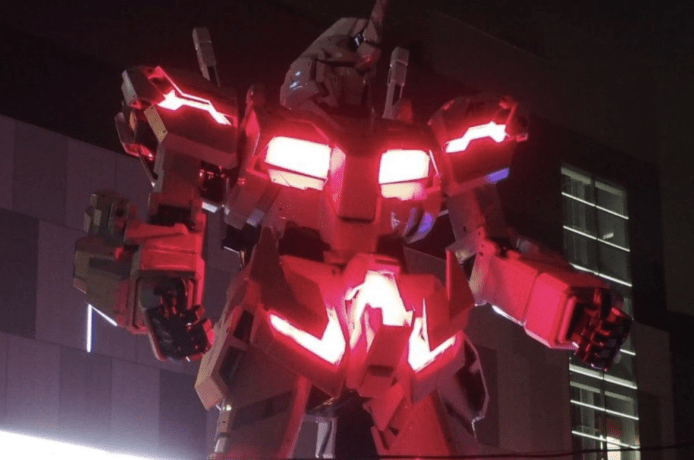 台場1:1獨角獸Gundam變形爆甲測試曝光！「水貼」開始貼上