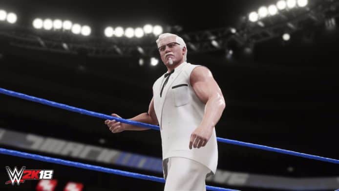 食家鄉雞好打得？KFC 上校 WWE 2K18 打擂台