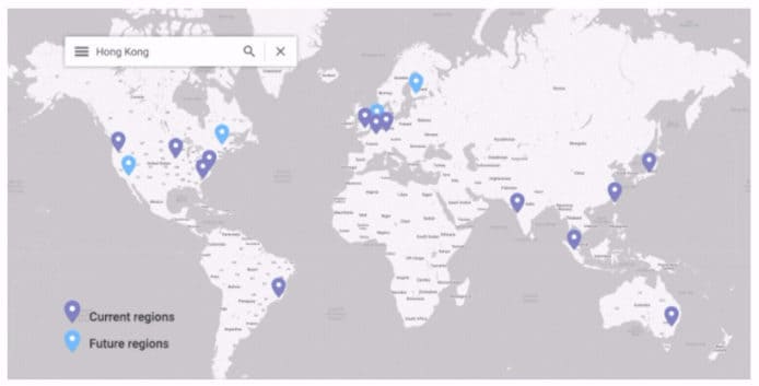 明年投入服務  Google 雲端平台選址香港