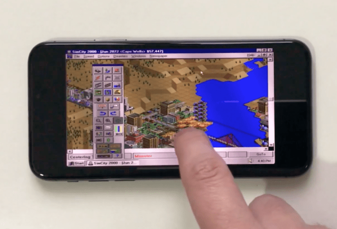 毋須破解！iPhone X 裝 Windows 95　行 Word 玩埋 SimCity 2000