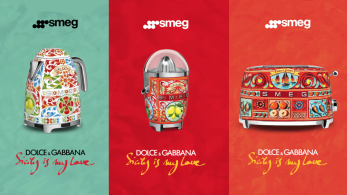 【有片睇】意大利品牌 SMEG 聯乘 D&G　經典50年代復古風格小家電 6 月攻港