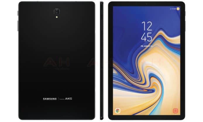 三星 Galaxy Tab S4 平板流出  窄邊框設計沒有實體 Home 鍵