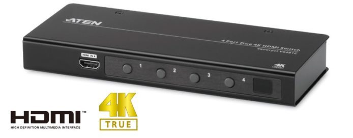 ATEN VS481C 4 Port 真 4K HDMI Switch