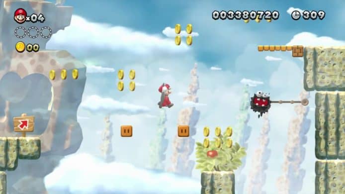 《New Super Mario Bros. U》新玩法   零金幣挑戰難度極高