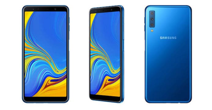 Samsung Galaxy A7 發表   三鏡頭相機加機側指紋辨識功能