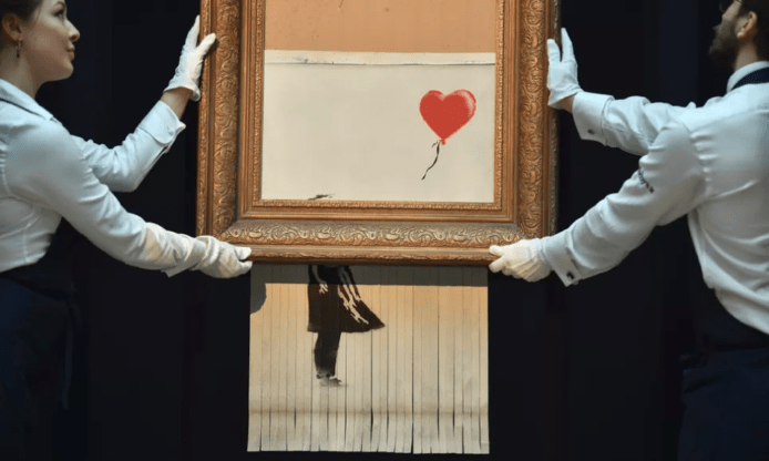 【有片睇】Banksy 上載 Director Cuts 影片公開「碎畫」過程　原計畫全毀畫作？