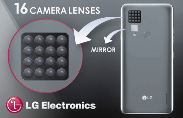 傳LG研發16鏡頭手機及取專利　一鍵拍攝不同角度