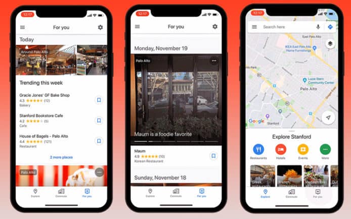 Google Maps 全新「For You」功能   全球 130 個國家推出