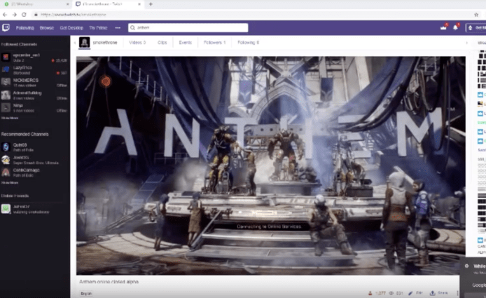 【有片睇】《Anthem》封測期間做直播　Twitch直播者被封所有Origin遊戲