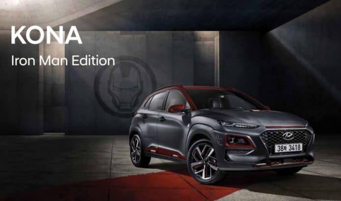 Hyundai Iron Man 特別版 Kona SUV 韓國率先推出　全球限量 7,000 部