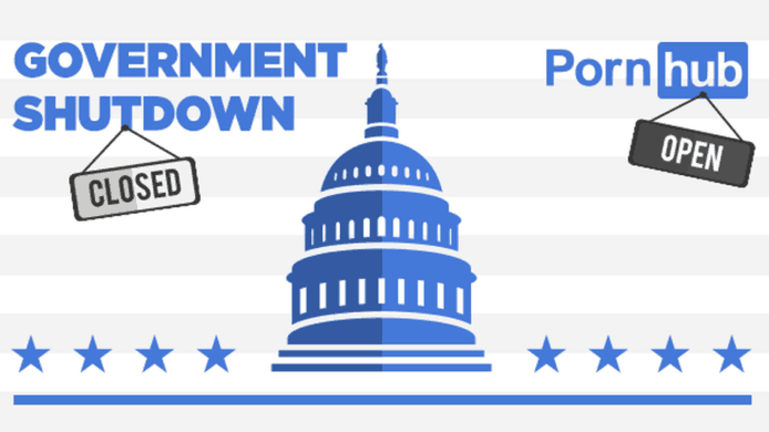 美國政府停擺  Pornhub 錄得流量上升