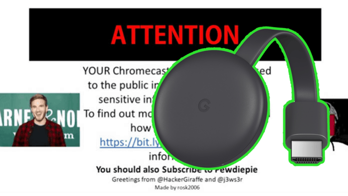 Google Chromecast 現重大漏洞　電視畫面會被黑客挾持