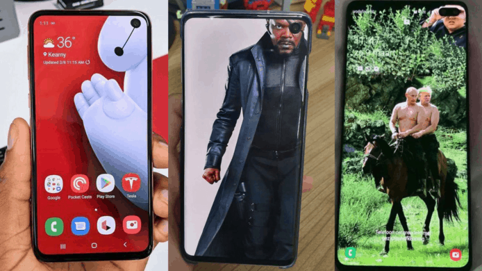 Samsung Galaxy S10 用家嚴選 Wallpapers 　隱藏開孔式自拍鏡