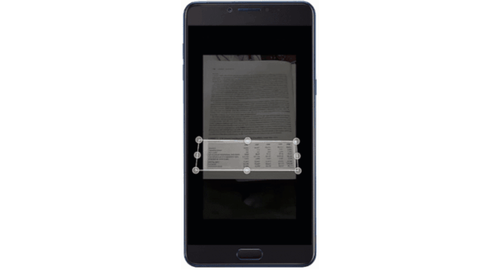 Android 版 Excel 加入拍攝匯入表格功能