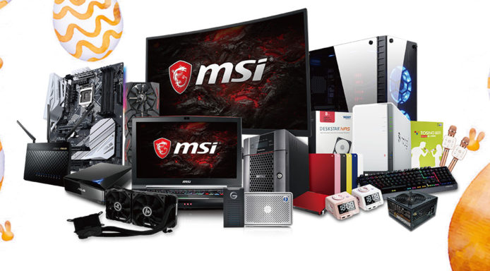 復活節 MSI 電競優惠　 買芒送電競椅+買鍵盤送電競滑鼠