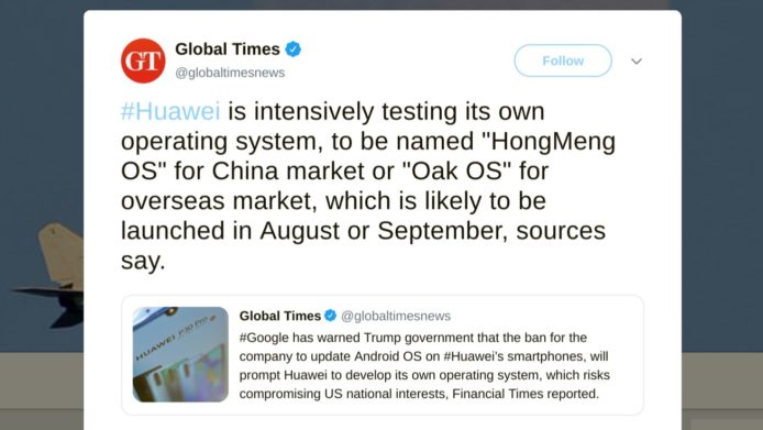 華為自家系統 Oak OS 傳在 Mate 30 推出