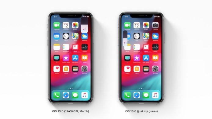 疑似 iOS 13 最新截圖　音量調整介面終於改位置