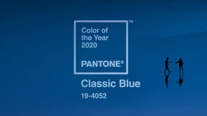 Pantone 2020年度顏色決定  經典藍Classic Blue代表平靜安寧