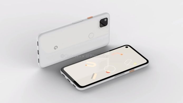 Pixel 4a 機身曝光   採用打孔屏幕設計