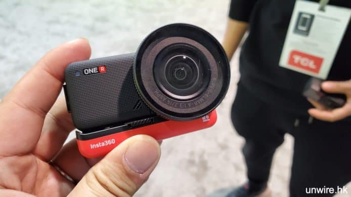 【CES 2020】Insta360 ONE R 一吋感應器LEICA鏡頭組直擊   首部可換鏡運動相機採用 1 吋感應器