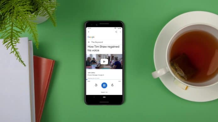 Google Assistant 新功能   變身網頁內容閱讀器